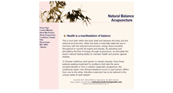 Desktop Screenshot of naturalbalanceacupuncture.com